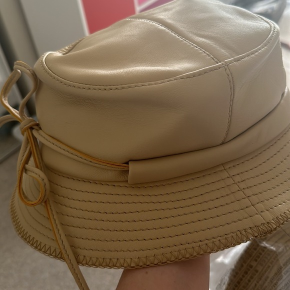 NWT Jacquemus Leather Summer Le Bob Mentalo ☀️🥵❤️ - Picture 5 of 5